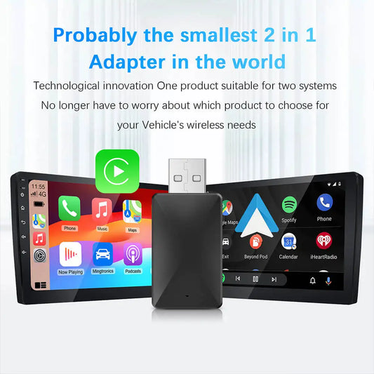 Adaptateur Sans Fil CarPlay & Android Auto