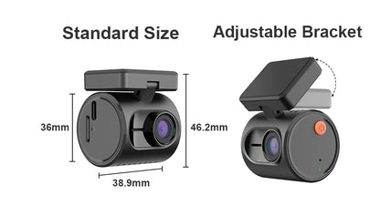 Dash Cam 2K KAWA MINI 3 – WiFi Car Camera with Night Vision and Voice Control