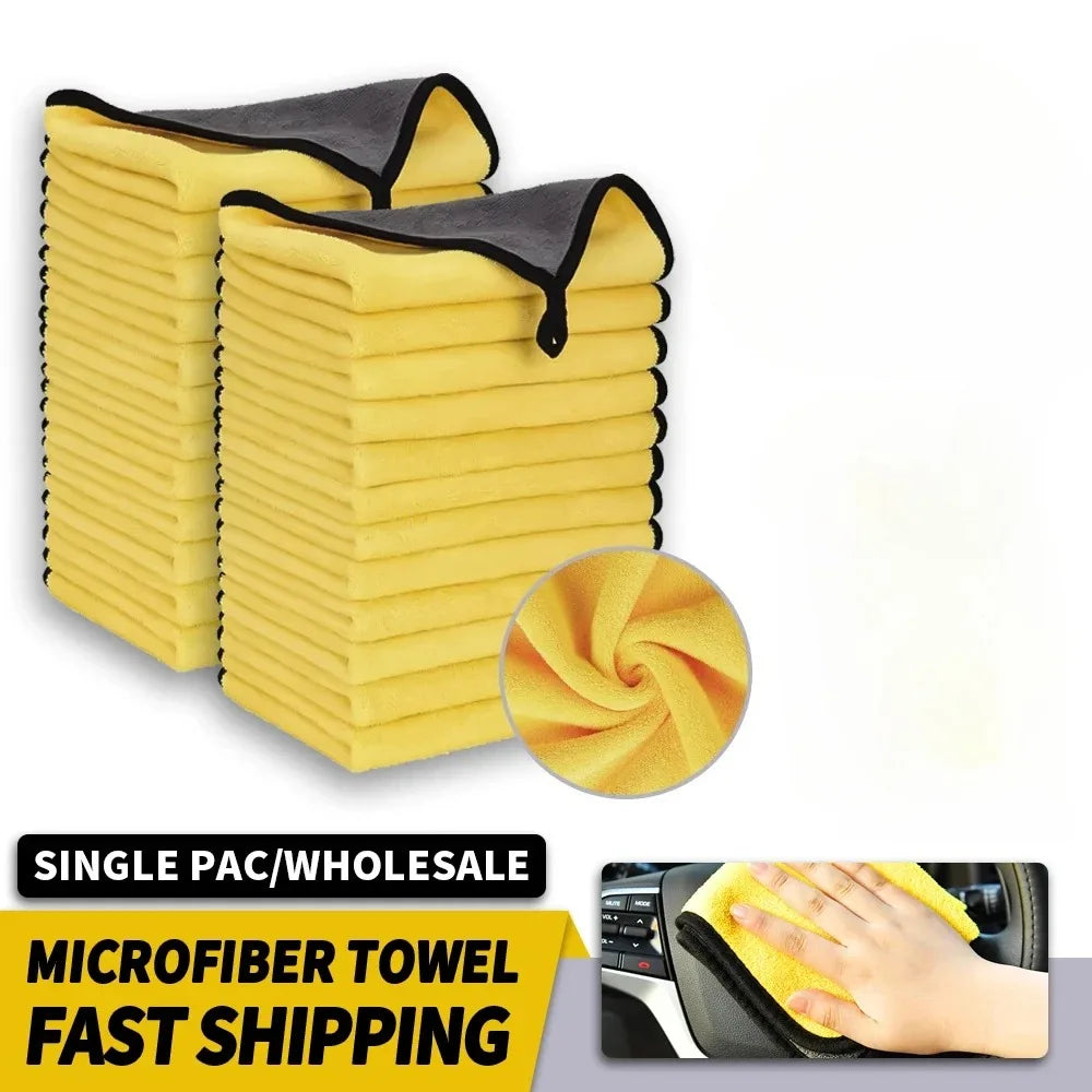 Mikrofaser-Auto-Tücher 30x60 cm – Ultraweiche und schnell trocknende Reinigungstücher für das Auto