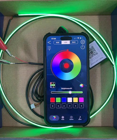 Éclairage d’Ambiance LED RGB Bluetooth 18 en 1