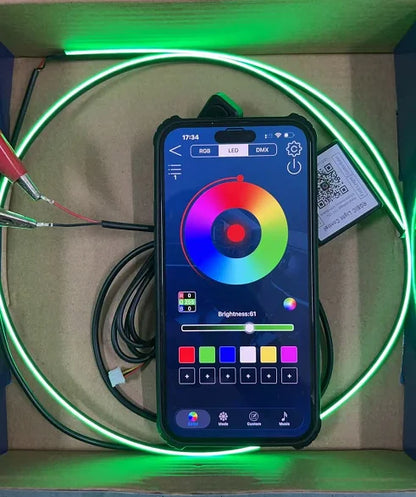 Éclairage d’Ambiance LED RGB Bluetooth 18 en 1
