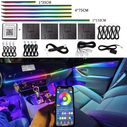 Éclairage d’Ambiance LED RGB Bluetooth 18 en 1