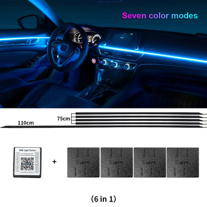 Éclairage d’Ambiance LED RGB Bluetooth 18 en 1