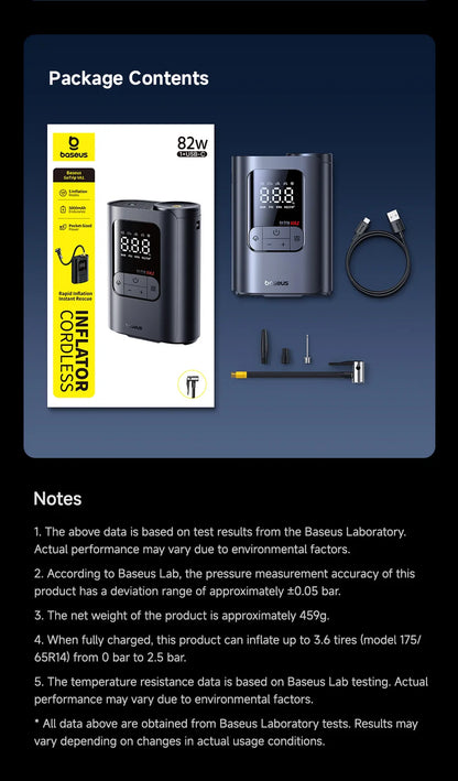 Baseus SuperMini Pro Cordless Air Compressor