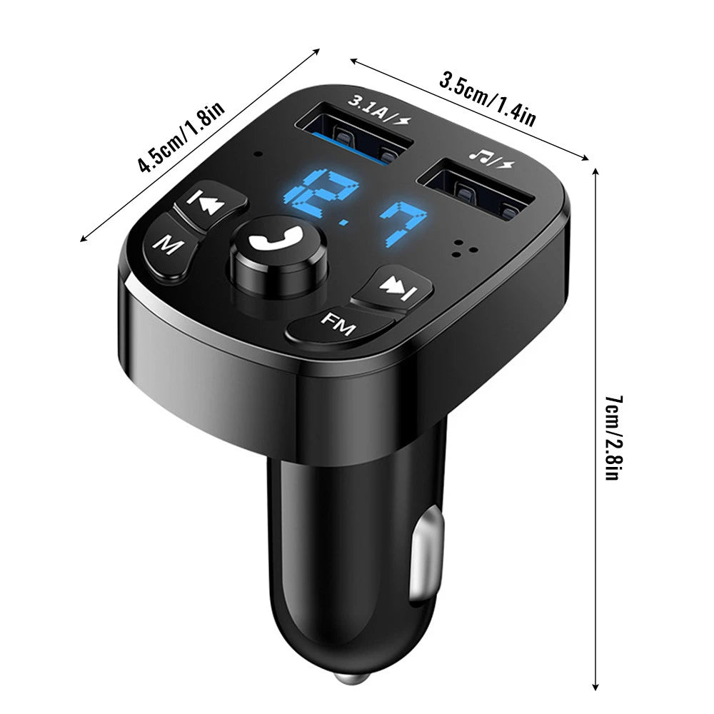 Transmetteur FM Bluetooth 5.0 Double USB