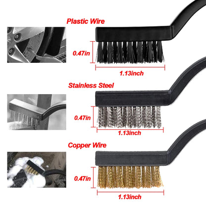 Complete Interior & Exterior AutoDetail Cleaning Kit Clearance Brush