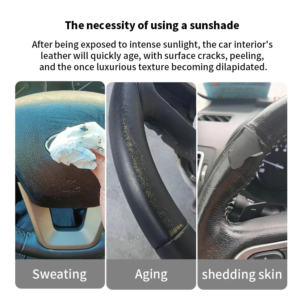 Non-slip Microfiber Steering Wheel Cover