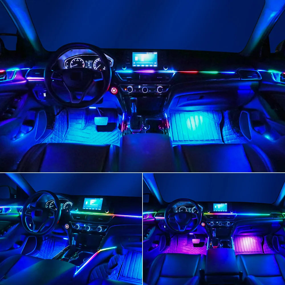 Éclairage d’Ambiance LED RGB Bluetooth 18 en 1