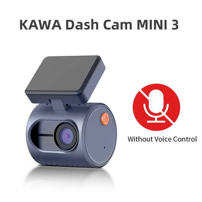 Dash Cam 2K KAWA MINI 3 – WiFi Car Camera with Night Vision and Voice Control