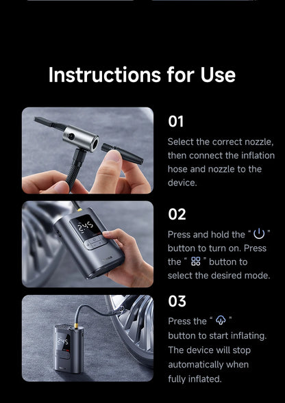 Baseus SuperMini Pro Cordless Air Compressor