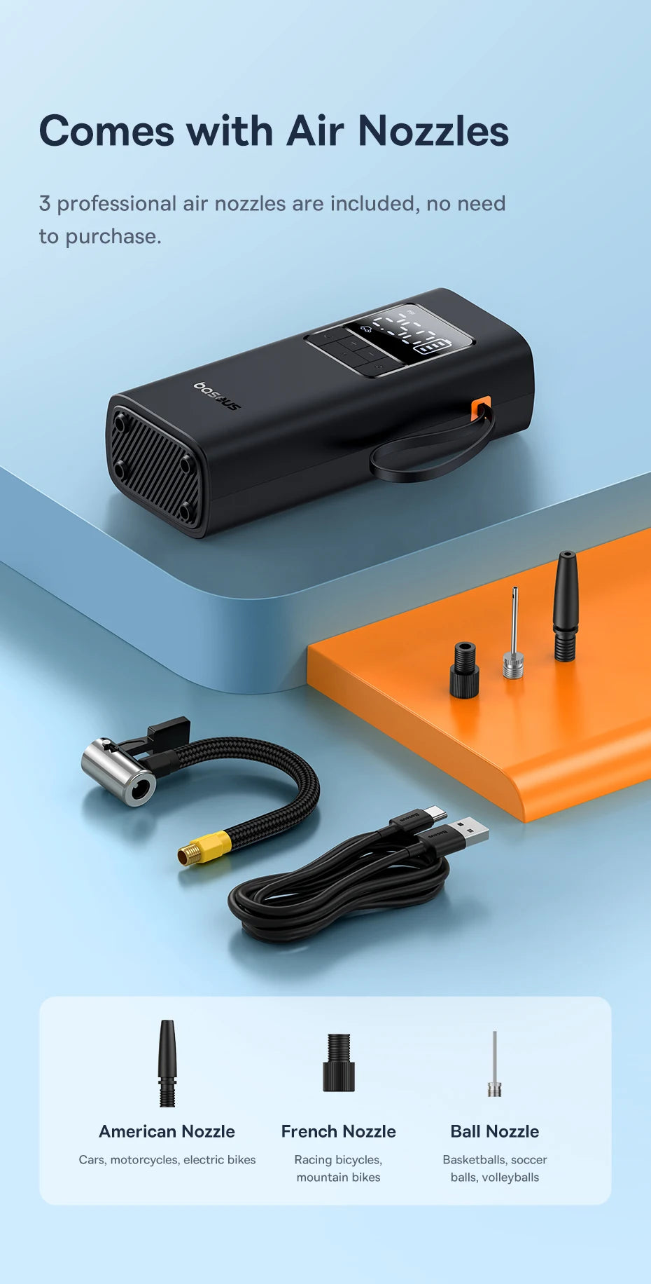 Baseus SuperMini Pro Cordless Air Compressor