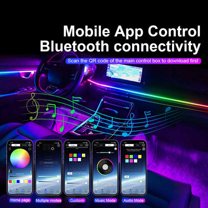 Éclairage d’Ambiance LED RGB Bluetooth 18 en 1