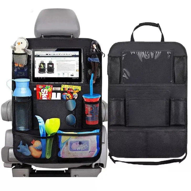 Autositz-Organizer mit Tablet-Halter – Multifunktions-Rückenlehnentasche