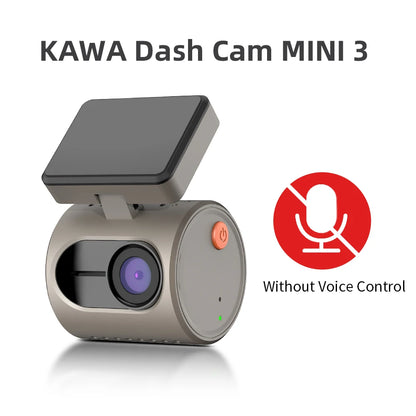 Dash Cam 2K KAWA MINI 3 – WiFi Car Camera with Night Vision and Voice Control