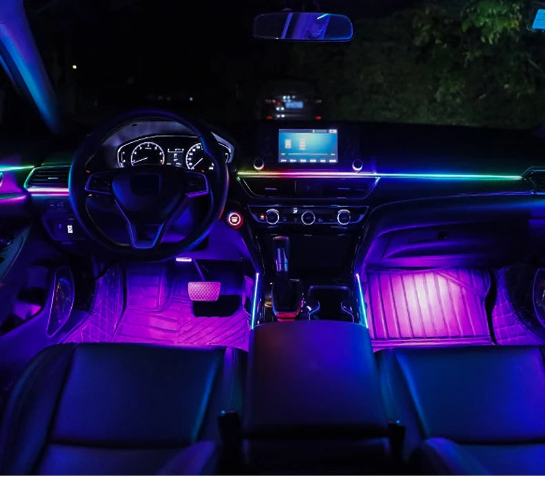 Éclairage d’Ambiance LED RGB Bluetooth 18 en 1