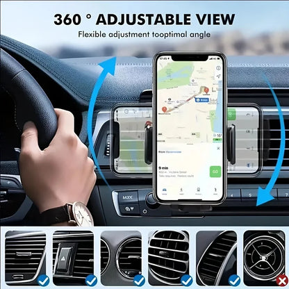 Auto-Handyhalterung Lüftungsgitter – Universalhalterung Smartphone GPS 4.7 bis 6.7 Zoll