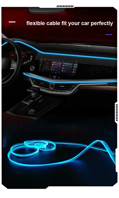 RGB LED Strip Lights for Car Interior USB