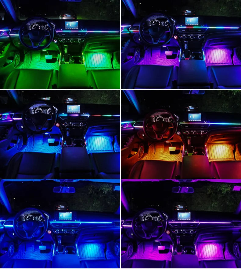 Éclairage d’Ambiance LED RGB Bluetooth 18 en 1