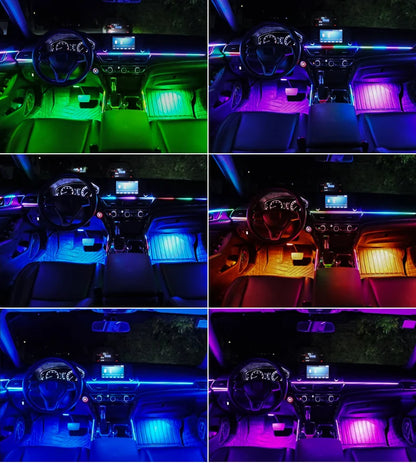 Éclairage d’Ambiance LED RGB Bluetooth 18 en 1