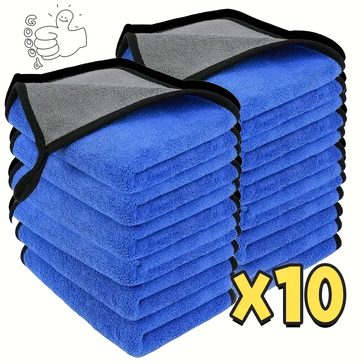 Mikrofaser-Auto-Tücher 30x60 cm – Ultraweiche und schnell trocknende Reinigungstücher für das Auto