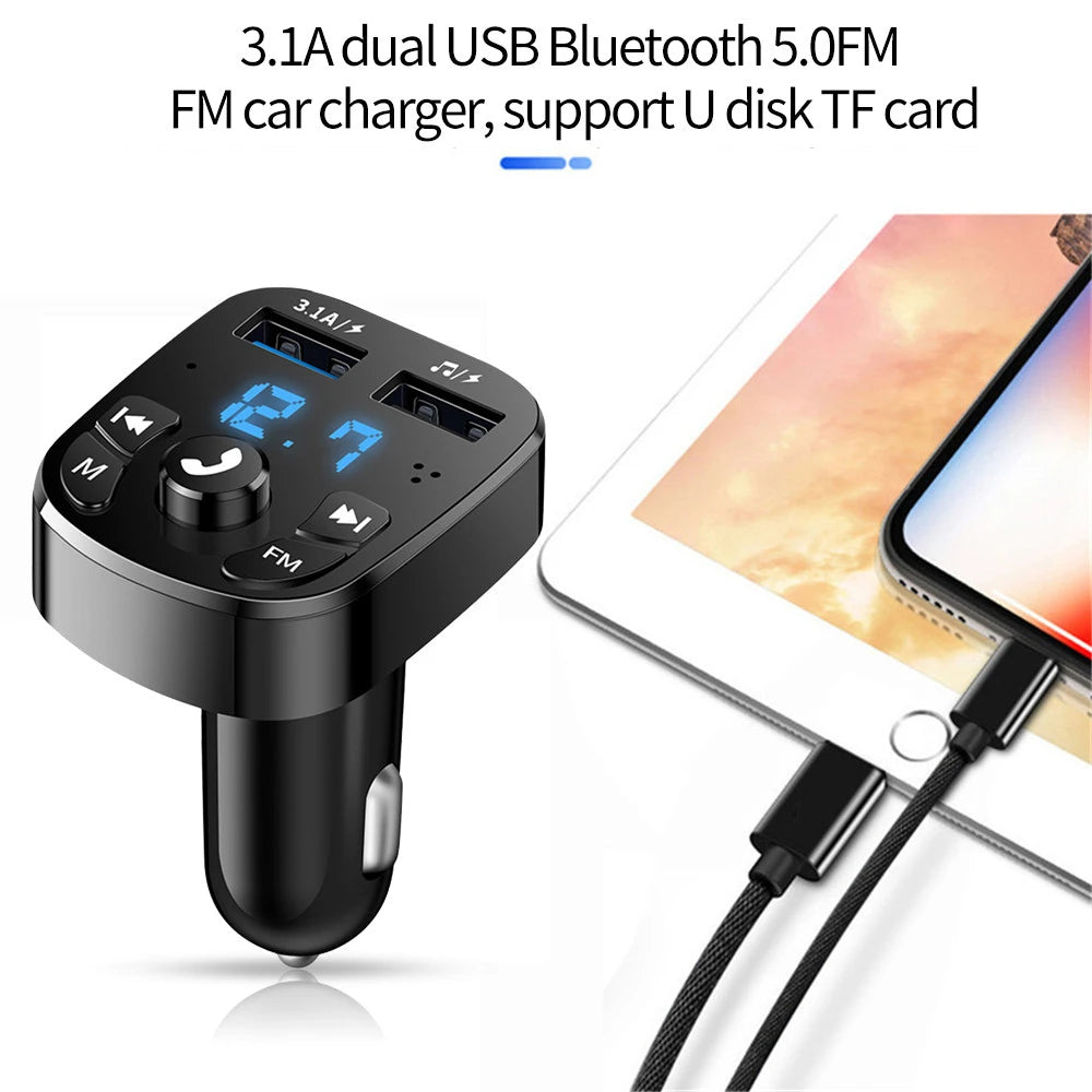Transmetteur FM Bluetooth 5.0 Double USB