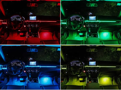 Éclairage d’Ambiance LED RGB Bluetooth 18 en 1