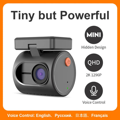 Dash Cam 2K KAWA MINI 3 – WiFi Car Camera with Night Vision and Voice Control