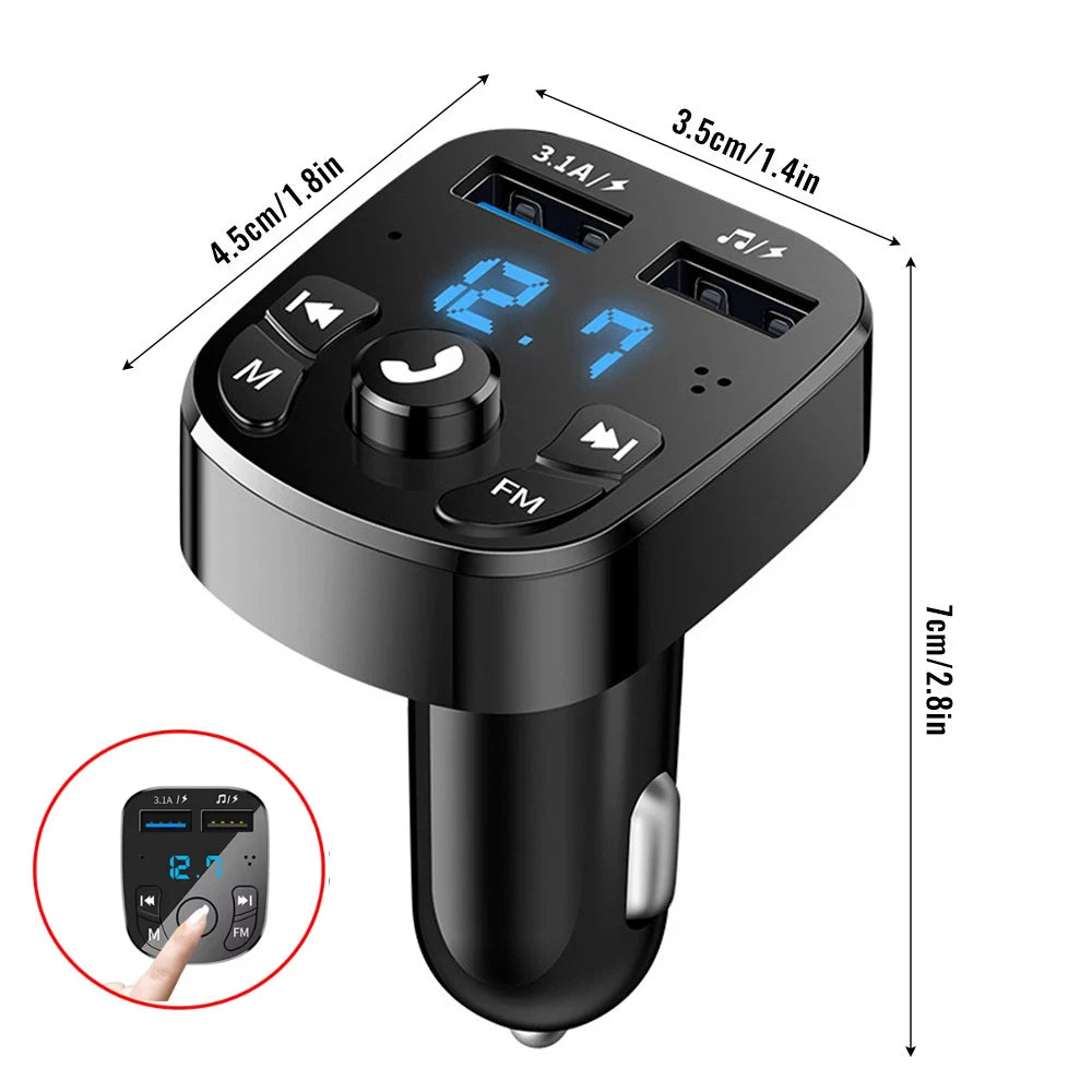 Transmetteur FM Bluetooth 5.0 Double USB