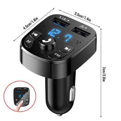 Transmetteur FM Bluetooth 5.0 Double USB