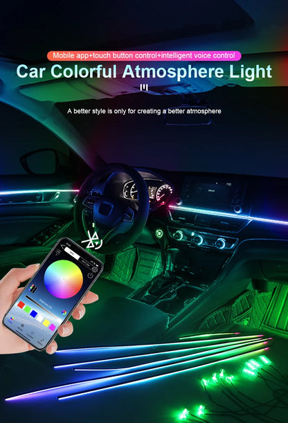 Éclairage d’Ambiance LED RGB Bluetooth 18 en 1