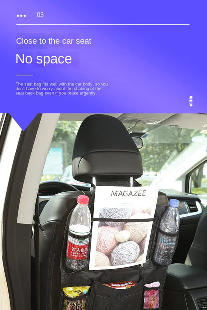 Autositz-Organizer mit Tablet-Halter – Multifunktions-Rückenlehnentasche