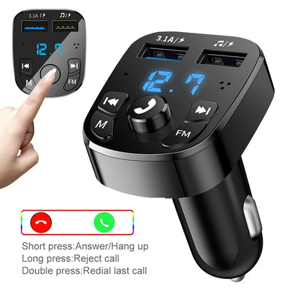 Transmetteur FM Bluetooth 5.0 Double USB