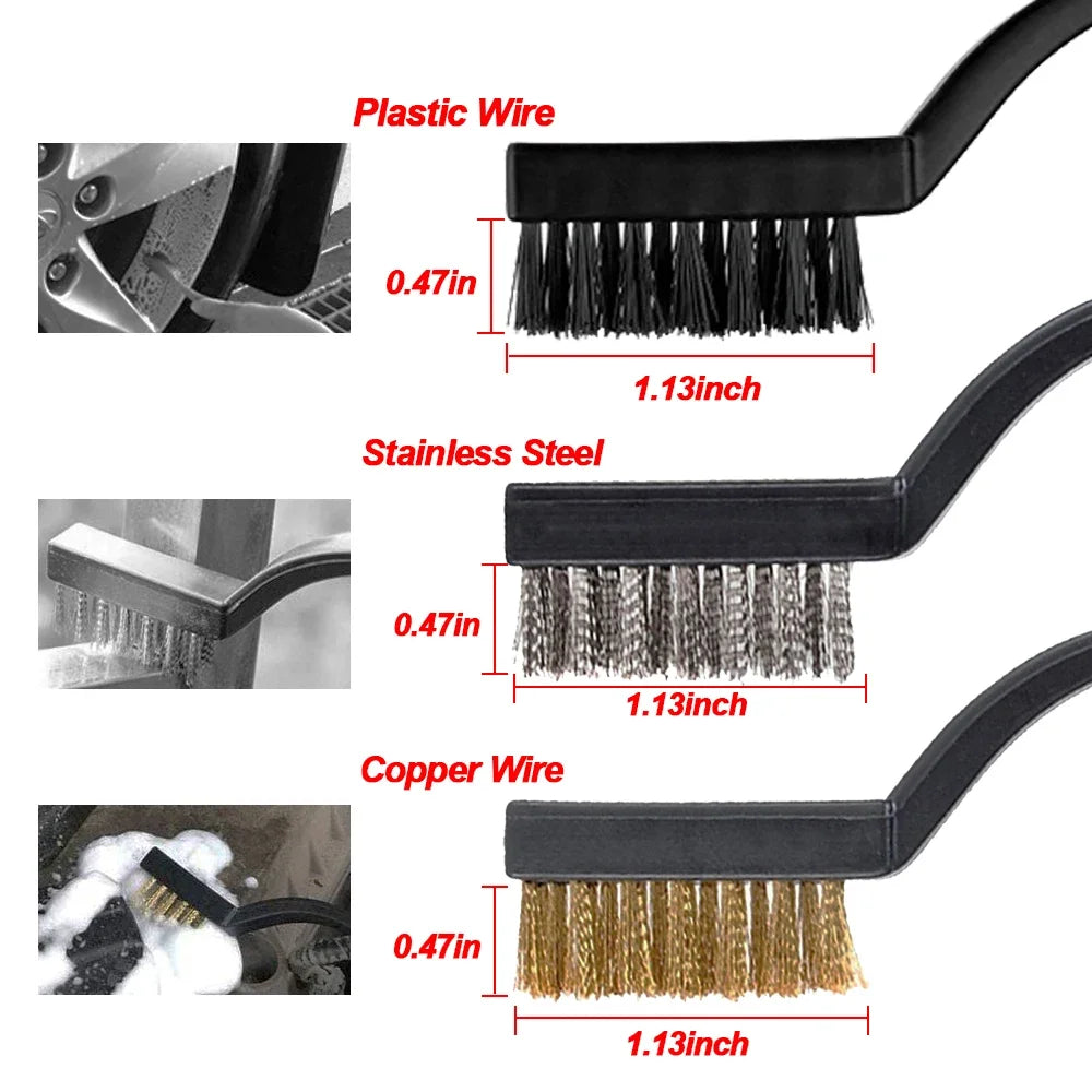 Complete Interior & Exterior AutoDetail Cleaning Kit Clearance Brush